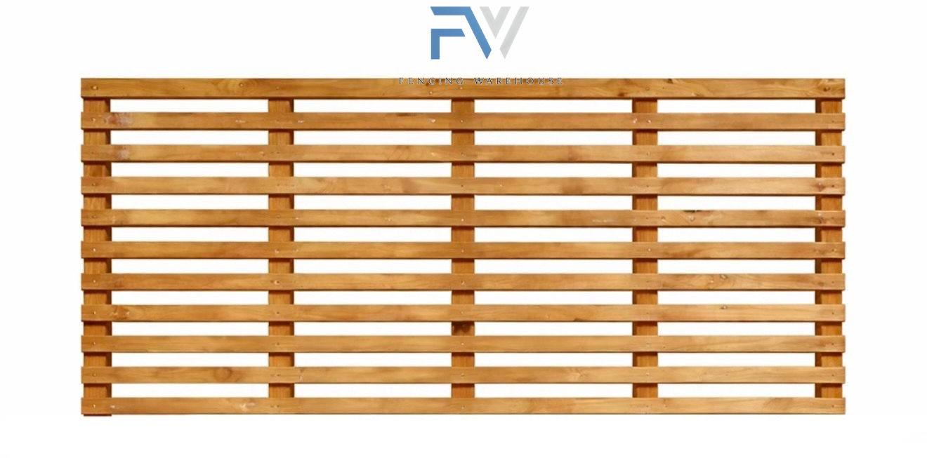 6FT X 3FT (0.9M) Privacy Slatted Trellis Fence Topper
