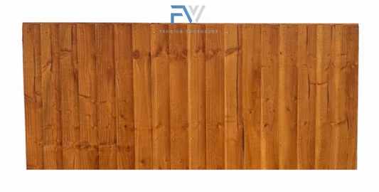 6FT X 4FT Ultra Heavy Duty Closeboard Fence Panel | Pressure Treated Brown