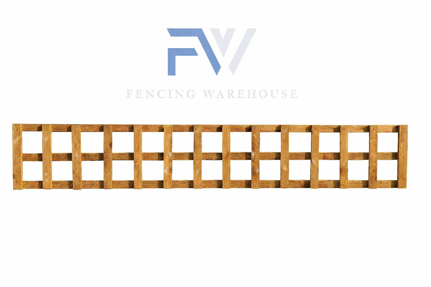 Square timber trellis 