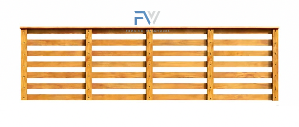 slatted timber trellis