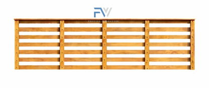 slatted timber trellis