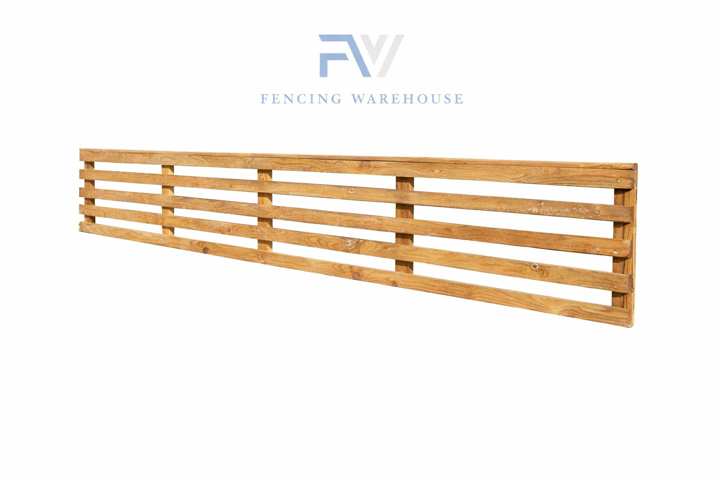 6FT X 1FT (0.3M) Privacy Slatted Trellis Fence Topper