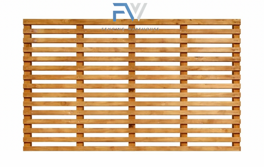 6FT X 4FT (1.2M) Privacy Slatted Trellis Fence Topper