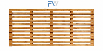 6FT X 3FT (0.9M) Privacy Slatted Trellis Fence Topper