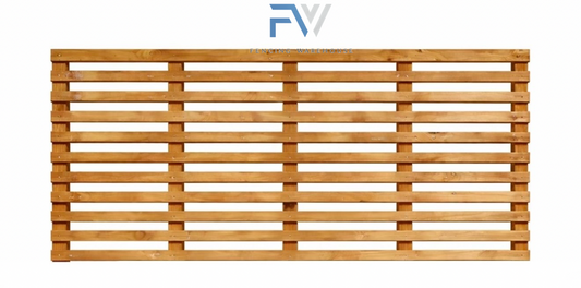 6FT X 3FT (0.9M) Privacy Slatted Trellis Fence Topper