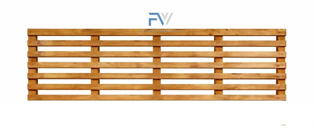 6FT X 2FT (0.6M) Privacy Slatted Trellis Fence Topper